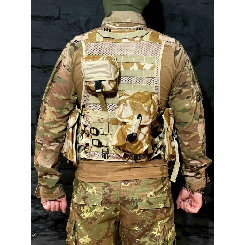 Жилет розвантажувальний No Brand One Size 13 підсумок Камуфляж (1650745440)