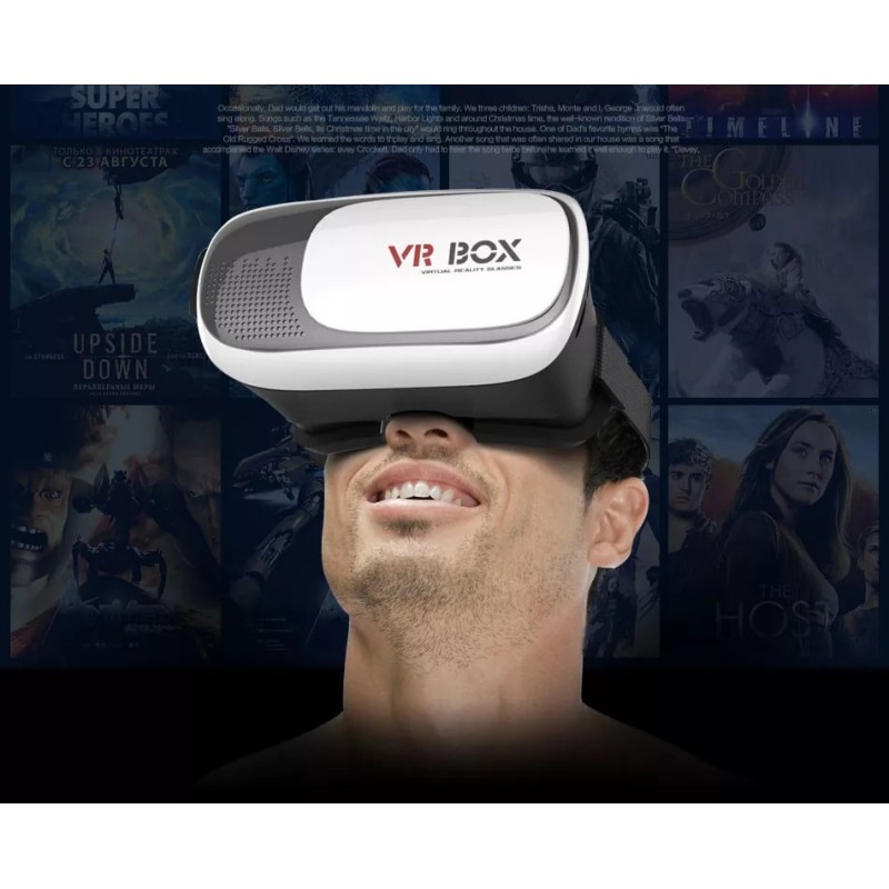 3D Окуляри віртуальної реальності з пультом керування для телефону VRBOX 2.0 ВіАр шолом