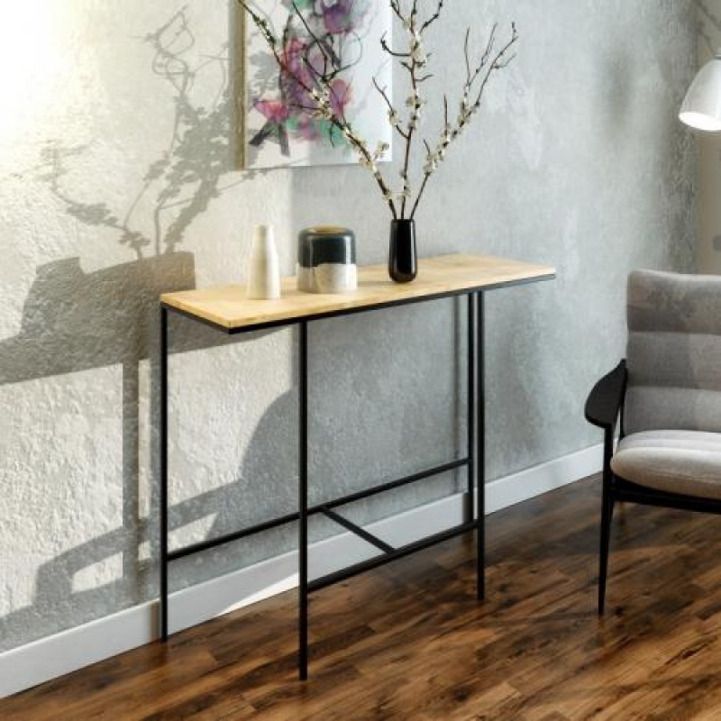 Консоль для дому в стилі Loft NS-408 930x1100x350 мм Черный