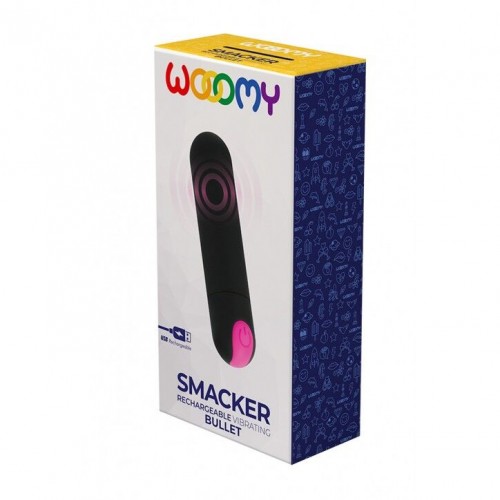 Віброкуля Wooomy Smacker, перезаряджувана, 10 швидкостей вібрації в інтернет супермаркеті PbayMarket!