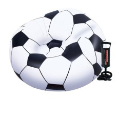 Надувне крісло Bestway 75010-1, 114 х 112 см, з ручним насосом