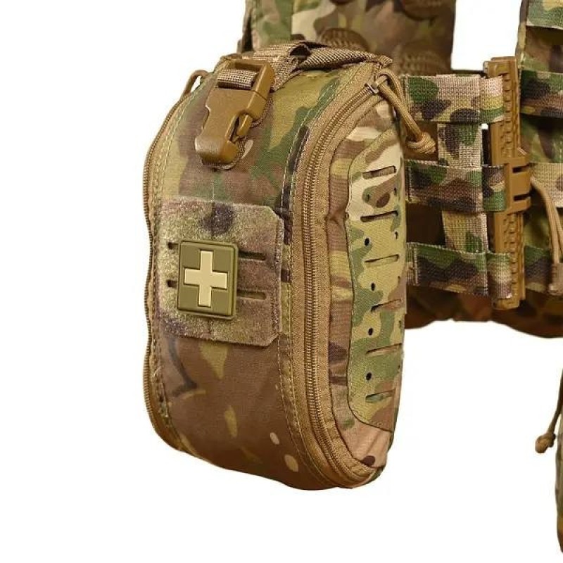 Плитоноска без плит з підсумками No Brand М6 One Size Мультикам (1833758524)