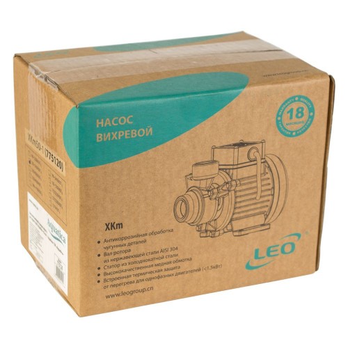 Насос вихровий 0.11кВт Hmax 23м Qmax 25л/хв LEO (775120)