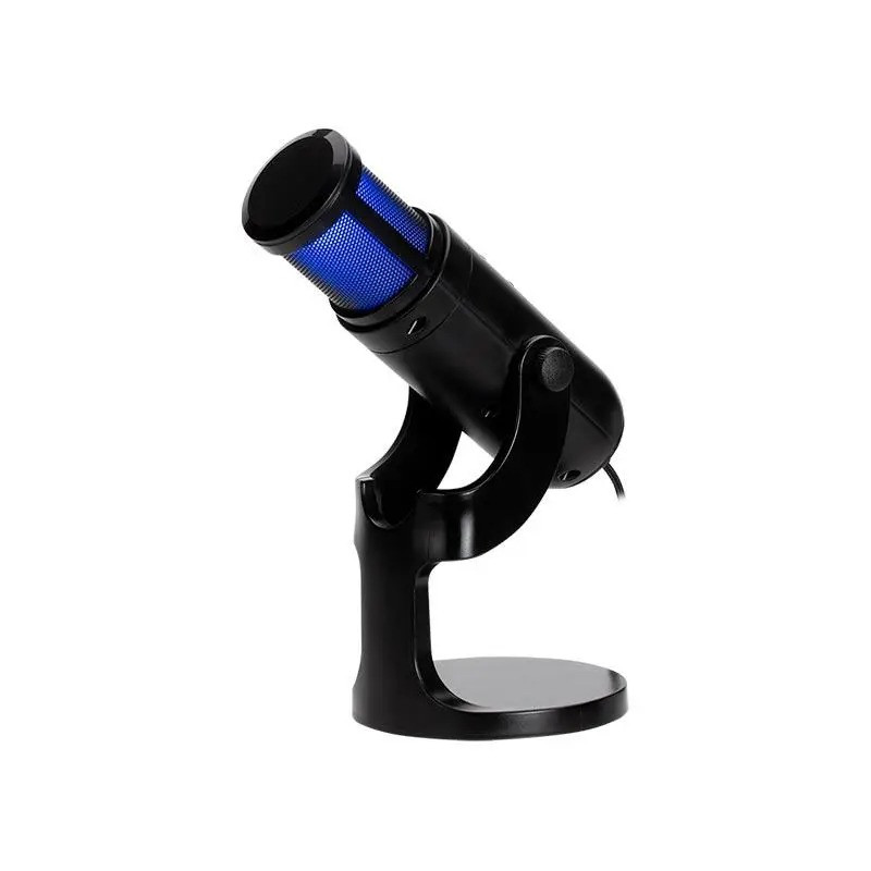 Настільний мікрофон ігровий XTRIKE ME XMC-03 з підсвіткою RGB Black