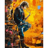 Картина по номерам Саксофонист Art Craft 10324-AC 40х50 см Картина по номерам Саксофонист Art Craft 10324-AC 40х50 см