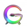 Настільна смарт лампа-нічник No Brand G-Smart RGB бездротовою зарядкою 15W і Bluetooth-колонкою 3W (GL-White)