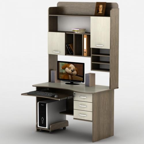 Комп'ютерний стіл Тиса СК-28 Венге - Дуб молочний Комп'ютерний стіл Тиса СК-28 Венге - Дуб молочний