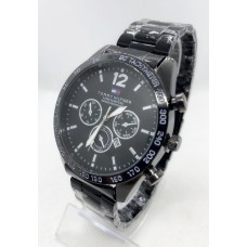 Наручний годинник чоловічий Clockhouse Tommy Hilfiger Чорний (IBW792B)