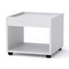 Квадратний стіл журнальний 1 Компанит МГ 6 42х42х35 см Альба білий