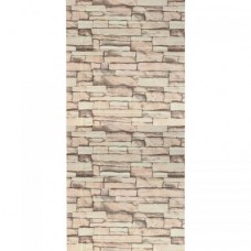 Самоклеюча 3D панель 3D Loft WHS-03 під бежеву катеринославську цеглу в рулоні 20 м 20000x700x3мм