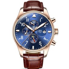 Наручний годинник чоловічий Carnival Grand Brown Золотий (1234)