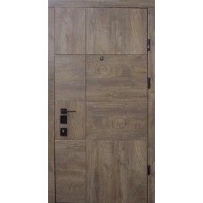 Двері вхідні в квартиру Страж / STRAJ Terra Z New Спил дерева коньячний 850/950х2040х95 Ліве/Праве