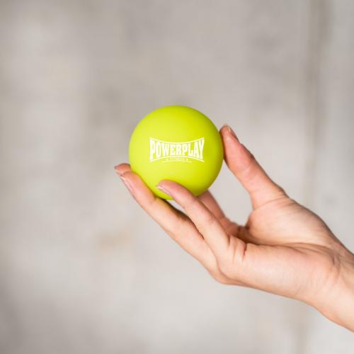 Масажний силіконовий м'яч PowerPlay PP-4354 Silicone Lacrosse Ball 6.5 см Зелений Масажний силіконовий м'яч PowerPlay PP-4354 Silicone Lacrosse Ball 6.5 см Зелений