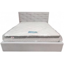 Ліжко BNB White Star Comfort 120 х 190 см Simple З підйомним механізмом та нішою для білизни Сірий