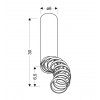 Точковий світильник Candellux Tuba Чорний (2282763)