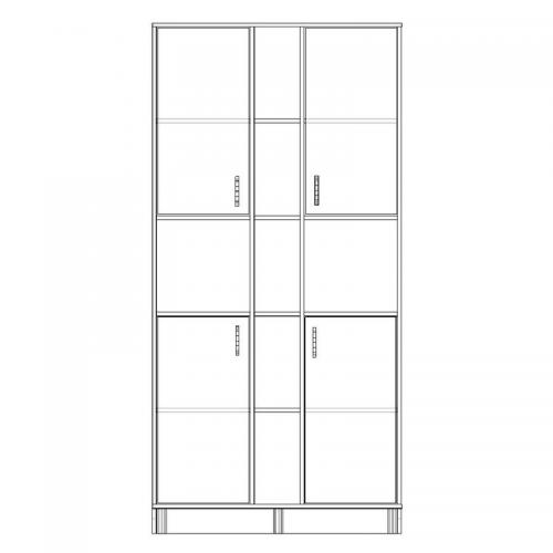 Шафа-Пенал Тиса Мебель ШС-108 Дуб сонома 205x35x100 см Шафа-Пенал Тиса Мебель ШС-108 Дуб сонома 205x35x100 см