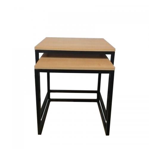 Набір журнальних столиків GoodsMetall у стилі Лофт 500х500х500 ЖС114 Набір журнальних столиків GoodsMetall у стилі Лофт 500х500х500 ЖС114