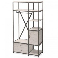 Шафа для зберігання в стилі Loft NS-2256 2550x1330x600 мм Черный