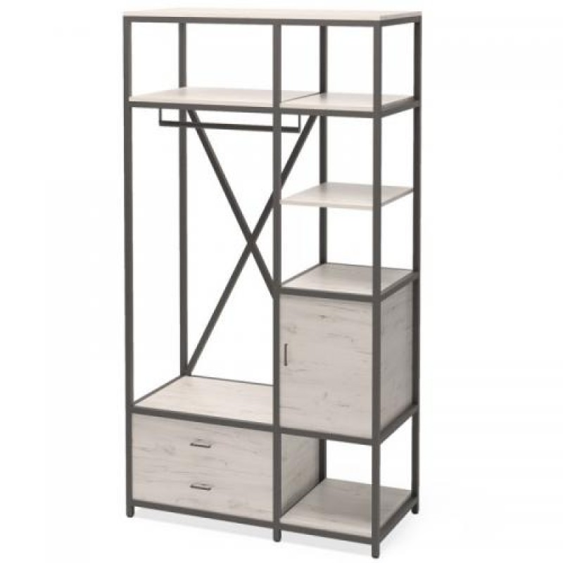 Шафа для зберігання в стилі Loft NS-2256 2550x1330x600 мм Черный