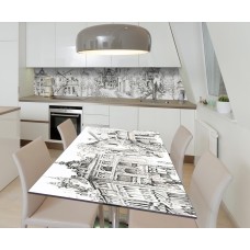 Наклейка вінілова на стіл Zatarga  