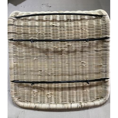 Плетений обідній стілець Cruzo Терра Нуово з натурального ротангу на металевій основі ok408212 Плетений обідній стілець Cruzo Терра Нуово з натурального ротангу на металевій основі ok408212