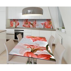 Наклейка 3Д вінілова на стіл Zatarga «Царська корона» 600х1200 мм для будинків, квартир, столів, кав'ярень