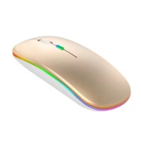 Мишка безшумна Macarone комп'ютерна Bluetooth USB, що перезаряджається, Різнобарвний (SH0000317)