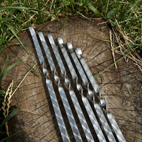 Шампури з ручкою і кільцем Gorillas BBQ SKK85 40 см 6 шт (5468)