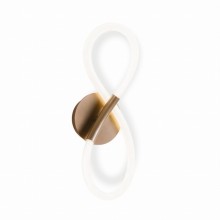 Бра Zumaline Balbo 16.5x8x40 см Біло-золотистий (Zu20006W-GD)