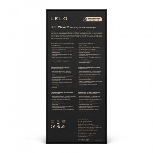 Масажер простати LELO Loki Wave 2 Black, 2 мотори, манливий рух + вібрація в інтернет супермаркеті PbayMarket!