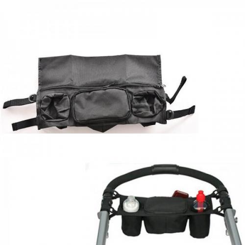 Організатор для коляски Baby Stroller Tray-0087S Чорний Організатор для коляски Baby Stroller Tray-0087S Чорний