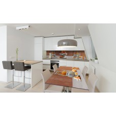 Наклейка вінілова на стіл Zatarga «Мандарини у вазі» 650х1200 мм Z180407/1st