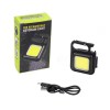 Ліхтар X-BALOG LED COB 500lm 6W 500 mAh кемпінговий на карабіні з магнітом та відкривачем Type-C (COB-500)