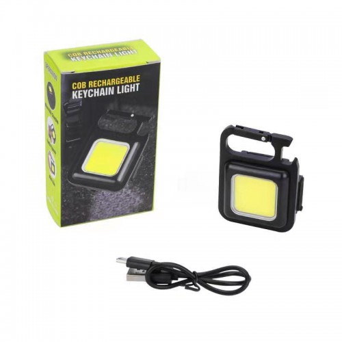 Ліхтар X-BALOG LED COB 500lm 6W 500 mAh кемпінговий на карабіні з магнітом та відкривачем Type-C (COB-500)