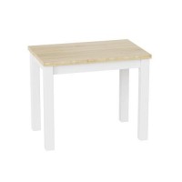 Стіл кухонний разкладний Art In Head Dinner 90*60/120 см Дуб сонома + Білий Стіл кухонний разкладний Art In Head Dinner 90*60/120 см Дуб сонома + Білий