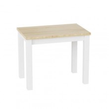 Стіл кухонний разкладний Art In Head Dinner 90*60/120 см Дуб сонома + Білий Стіл кухонний разкладний Art In Head Dinner 90*60/120 см Дуб сонома + Білий