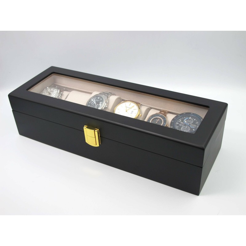 Шкатулка для зберігання годинників Craft 6WB.LID.MAT Чорний