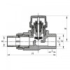 Кран термостатичний прямий PPR 25x3/4 KOER K0152.PRO (KP0193) в інтернет супермаркеті PbayMarket!