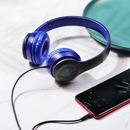 Навушники Borofone BO5 Star sound wired Blue