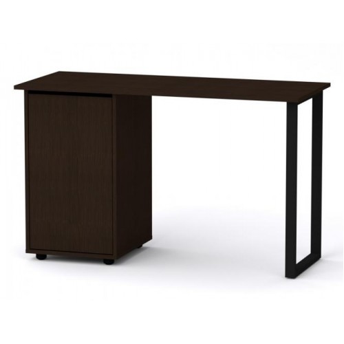 Стіл письмовий Компанит Лофт 5 120х50х72,8 см Венге темний Стіл письмовий Компанит Лофт 5 120х50х72,8 см Венге темний