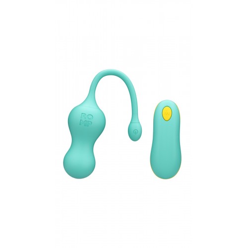 Віброяйце для точки G з пультом керування Romp Cello Light Teal, водонепроникне в інтернет супермаркеті PbayMarket!