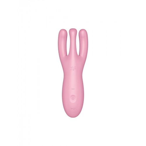 Кліторальний смарт-вібратор Satisfyer Threesome 4 Pink з трьома пальчиками в інтернет супермаркеті PbayMarket!