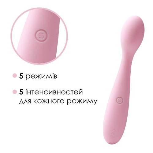 Стимулятор клітора та точки G Svakom Keri Pale Pink в інтернет супермаркеті PbayMarket!