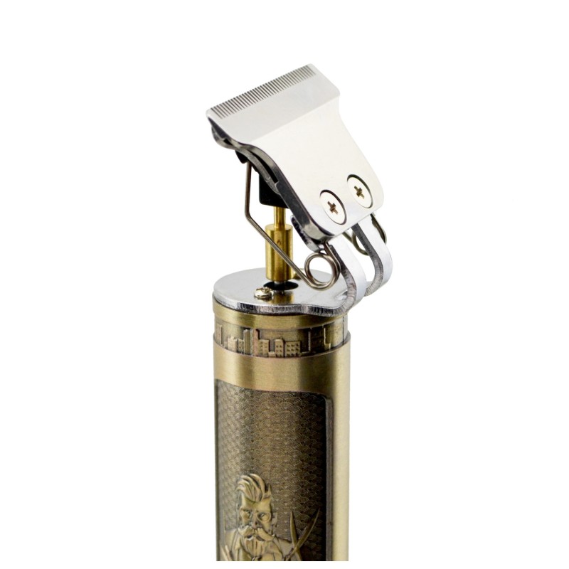 Тример акумуляторний для бороди та волосся Vintage T9 5W Gold (3_01987)