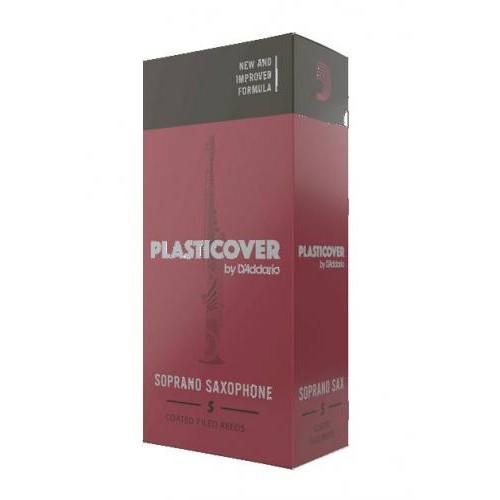 Тростини для саксофона сопрано D'Addario Plasticover RRP05SSX250 - Soprano Sax #2.5 - 5-Pack Тростини для саксофона сопрано D'Addario Plasticover RRP05SSX250 - Soprano Sax #2.5 - 5-Pack