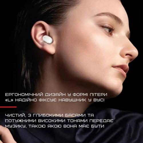 Бездротові Bluetooth навушники вакуумні вкладиші Sainyer IPX5 з Вбудованим Чіпом JL A68 Білі (441) в інтернет супермаркеті PbayMarket!