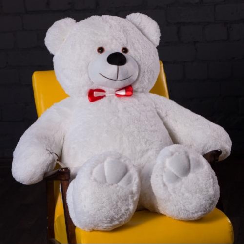 Плюшевий ведмедик Mister Medved Чарлі 110 см Білий (006) Плюшевий ведмедик Mister Medved Чарлі 110 см Білий (006)