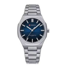 Наручний годинник чоловічий Curren Lester Сріблястий (2656421266)