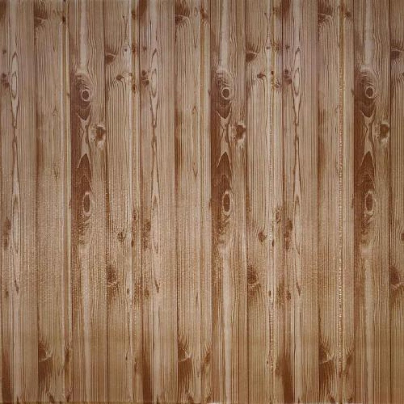 Самоклеюча декоративна 3D панель 3D mіх 2033-5 Темний дуб 700x700x5 мм Loft Expert