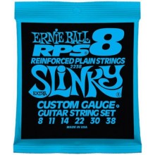 Струни для електрогітари Ernie Ball 2238 RPS-8 Reinforced Extra Slinky Electric Guitar Strings